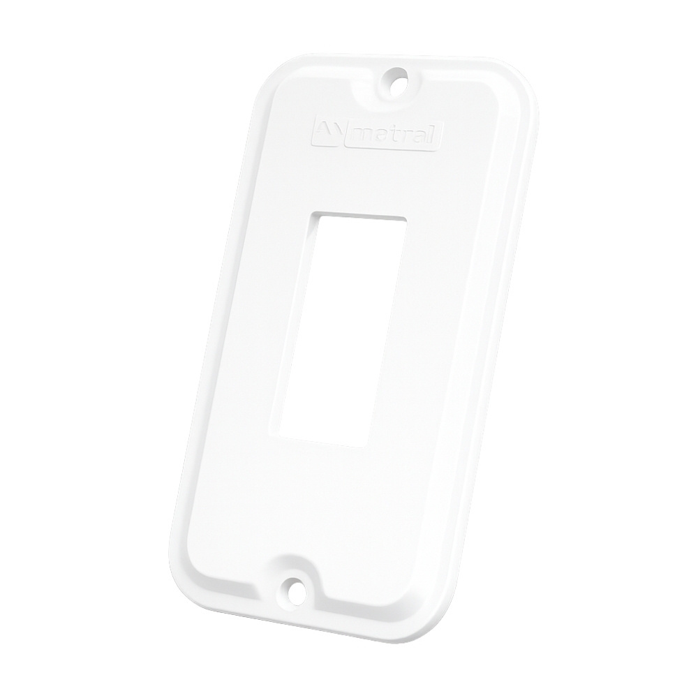 TAMPA PARA 1 INTERRUPTOR 3/4 BRANCO TPG-01 - WETZEL