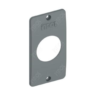TAMPA PARA CONDULETE PVC 1/2X3/4 PARA 1 TOMADA RED CINZA - 533