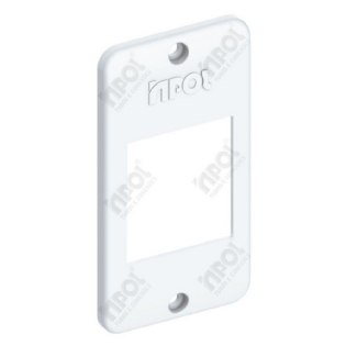 TAMPA PARA CONDULETE PVC 1/2X3/4 PARA 2 INTERRUPTOR HORIZONTAL BRANCO - INPOL