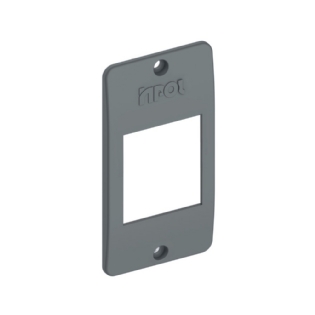 TAMPA PARA CONDULETE PVC 1/2X3/4 PARA 2 INTERRUPTORES HORIZONTAL CINZA - INPOL
