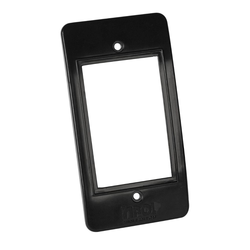 TAMPA PARA CONDULETE PVC 1 POLEGADA 3 POSTOS PRETO LIZ - INPOL