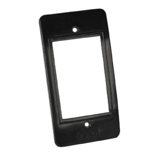 TAMPA PARA CONDULETE PVC 1 POLEGADA 3 POSTOS PRETO LIZ - INPOL