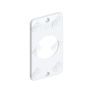 TAMPA PARA CONDULETE PVC 1 POLEGADA PARA TOMADA REDONDA BRANCO - INPOL