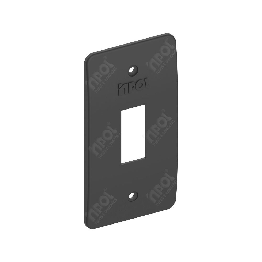 TAMPA PARA CONDULETE PVC 1 PRETO - INPOL