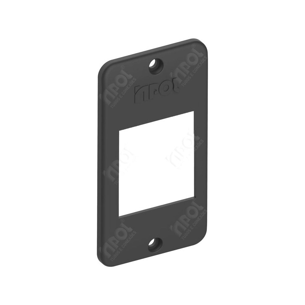 TAMPA PARA CONDULETE PVC 2 TECLAS 3/4 PRETO - INPOL