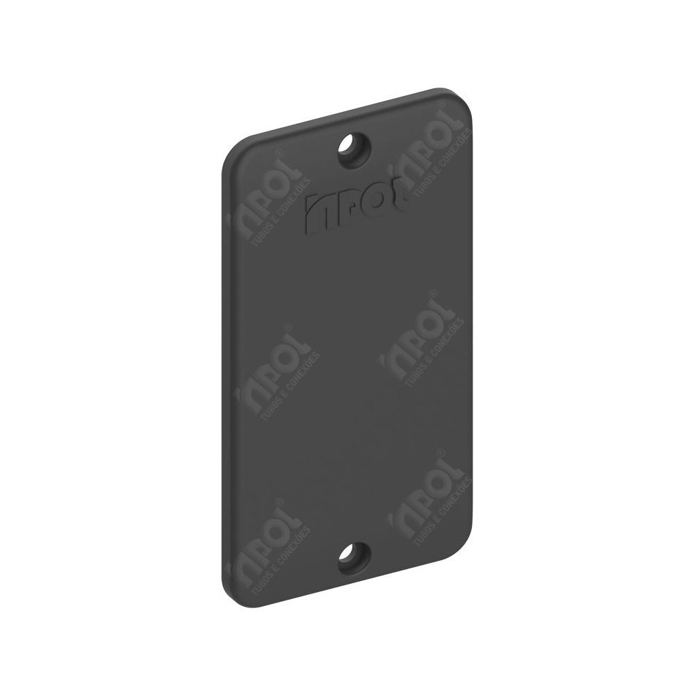 TAMPA PARA CONDULETE PVC 3/4 CEGA PRETO - INPOL