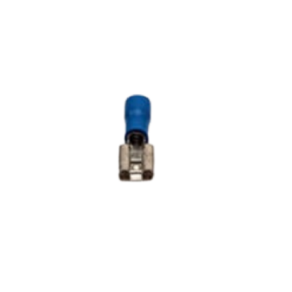 TERMINAL PRE-ISOL FEMEA 2,5MM AZUL COM 25 PECAS - ELETROKIT