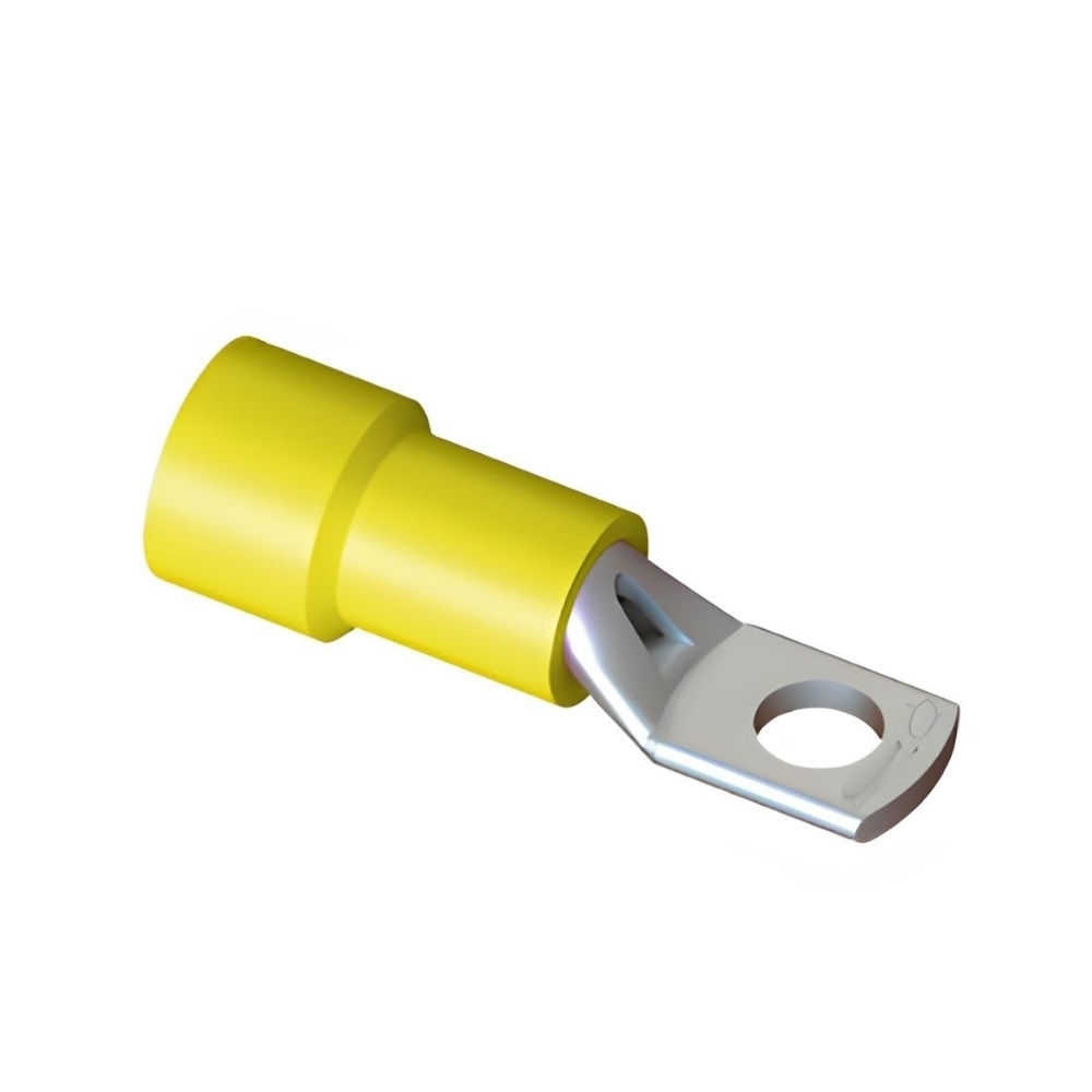 TERMINAL PRE-ISOL OLHAL 25MM AMARELO COM 10 PECAS - INTELLI