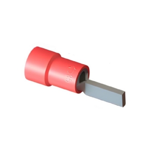 TERMINAL PRE-ISOL PINO 10MM VERMELHO COM 20 PECAS - INTELLI