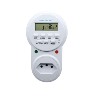 TIMER DIGITAL 40P PARA TOMADA BIVOLT - QUALITRONIX