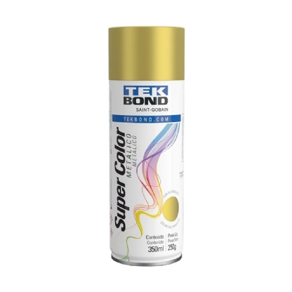 TINTA SPRAY DOURADO METALICO 350ML/250G - TEKBOND