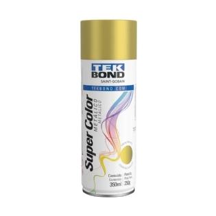 TINTA SPRAY DOURADO METALICO 350ML/250G - TEKBOND