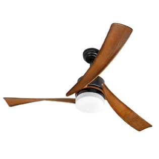 VENTILADOR INVERT AMARONE 3 PAS 60W BIVOLT 3000/4000/6000K PRETO COM CONTROLE - VENTI-DELTA