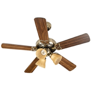 VENTILADOR INVERT CLASSIQUE TETO 5PAS 60W BIVOLT BZE COM CONTROLE - VENTI-DELTA