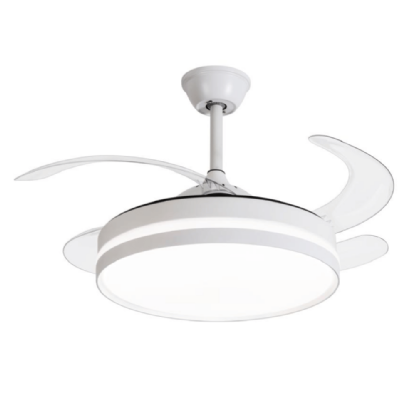 VENTILADOR ISIS 30W BIVOLT 3000K/4000K/6000K BRANCO PA RETRATIL COM CONTROLE - SPOT LINE