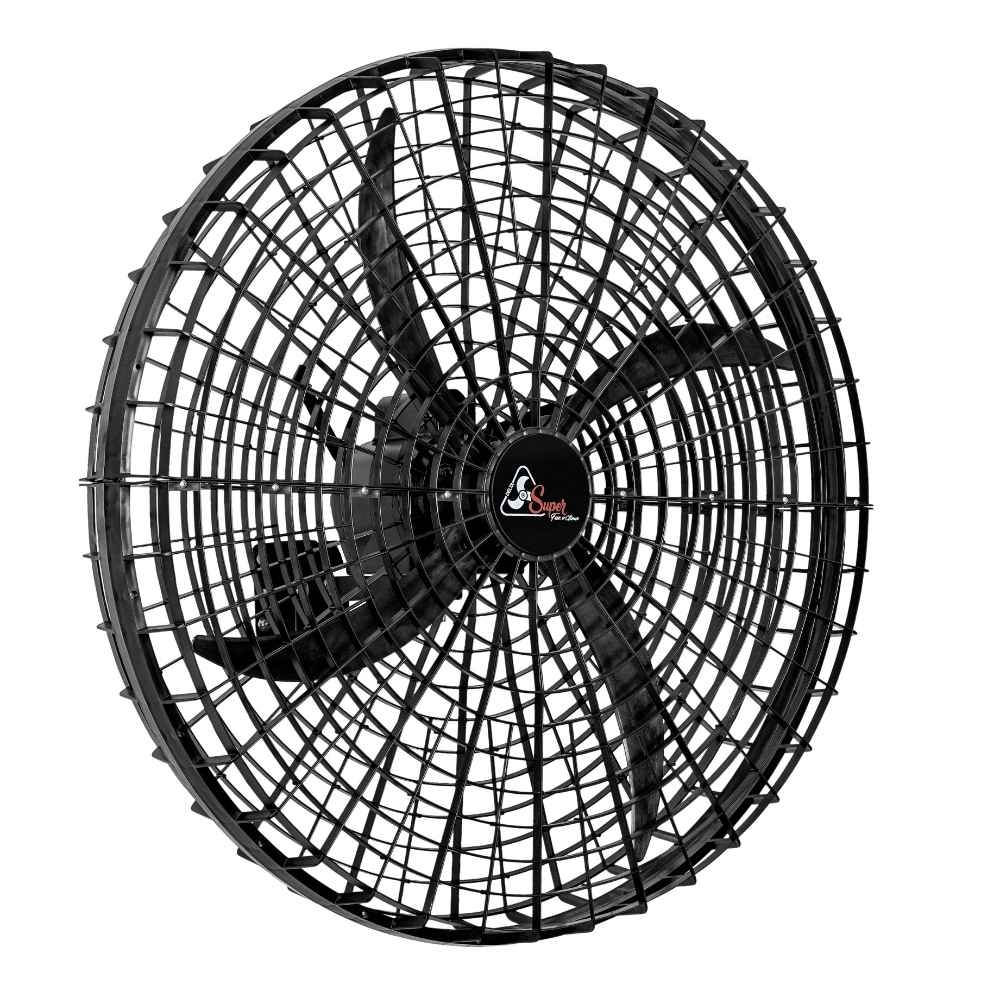 VENTILADOR SUPER DELTA OSCILANTE PAREDE 1/2CV BIVOLT 1METRO PRETO - VENTI-DELTA