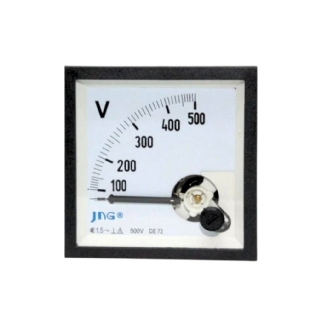 VOLTIMETRO FERRO MOVEL 72X72 500V - JNG
