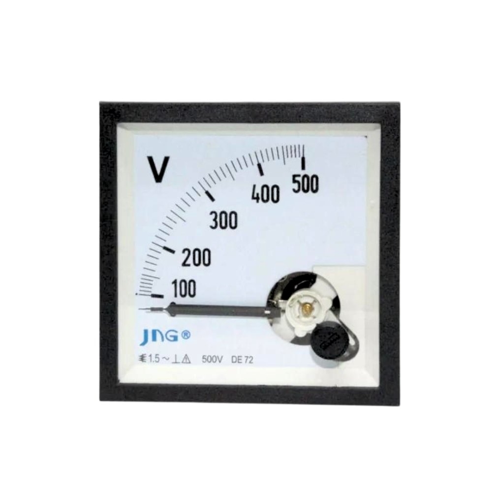 VOLTIMETRO FERRO MOVEL 96X96 500V - JNG